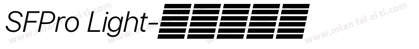SFPro Light字体转换